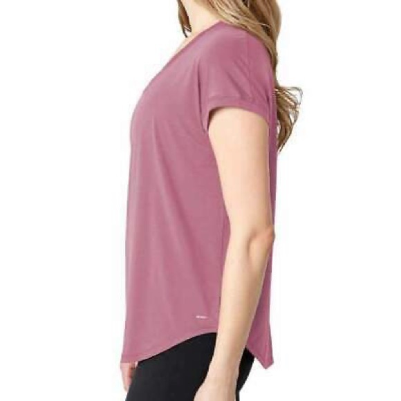 Mondetta Ladies' Short Sleeve Top Pink - Picture 4 of 5